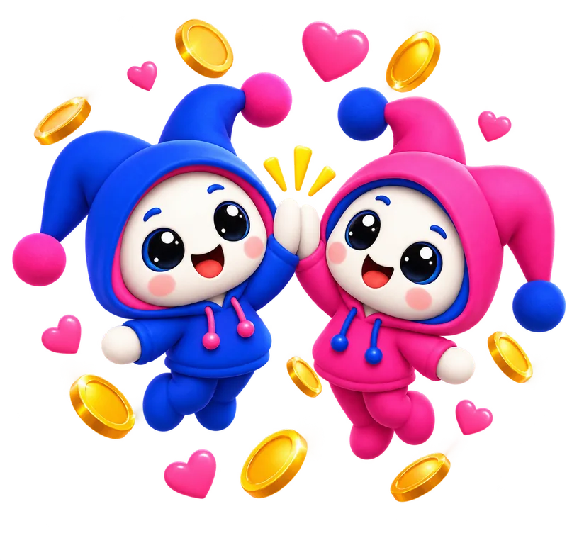 Feastigo mascots giving a high five